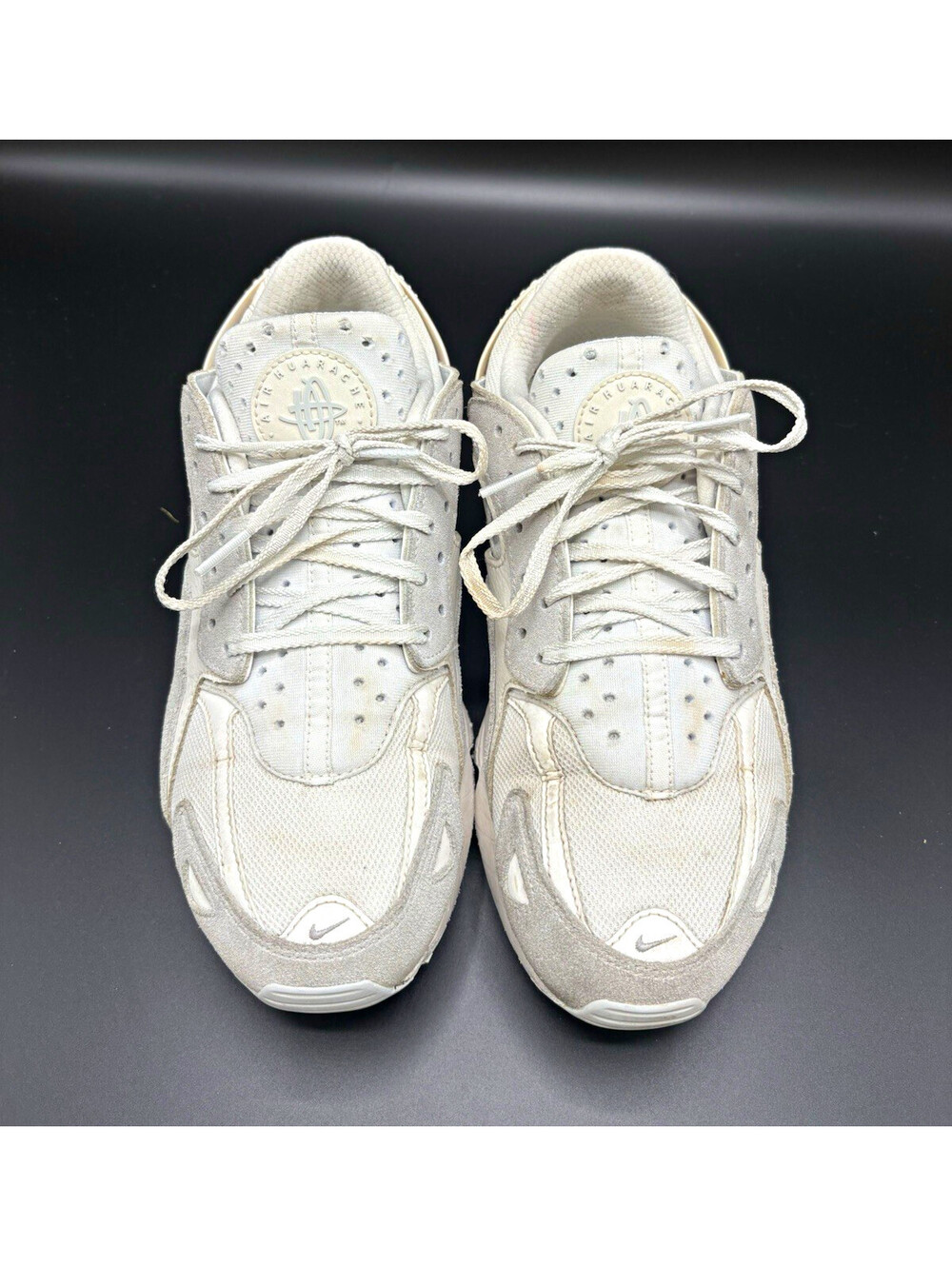 Drill Masters White Lace-Up Shoes Men's 9.5 / Women's 11.5 Man-Made